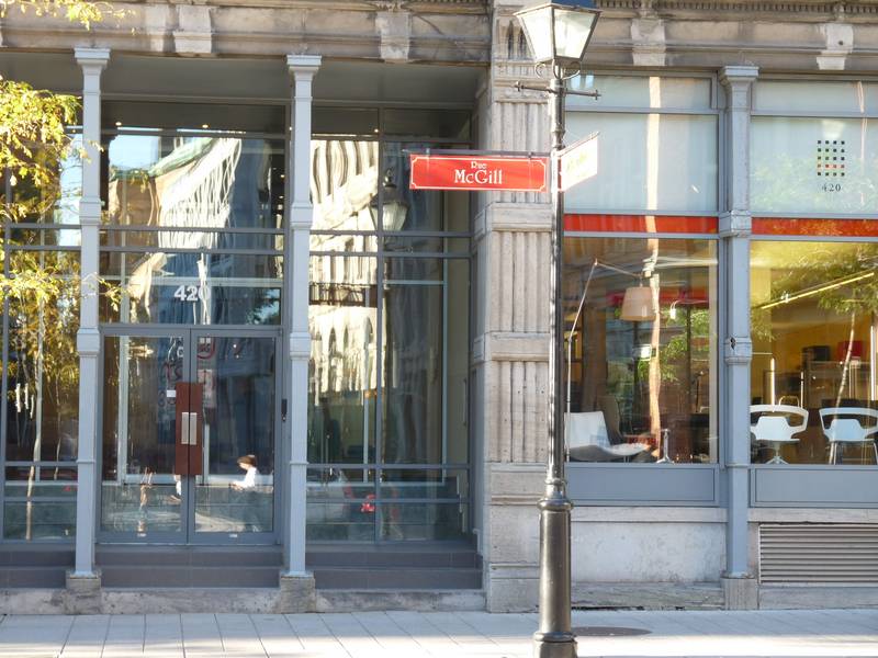 Façade rue McGill