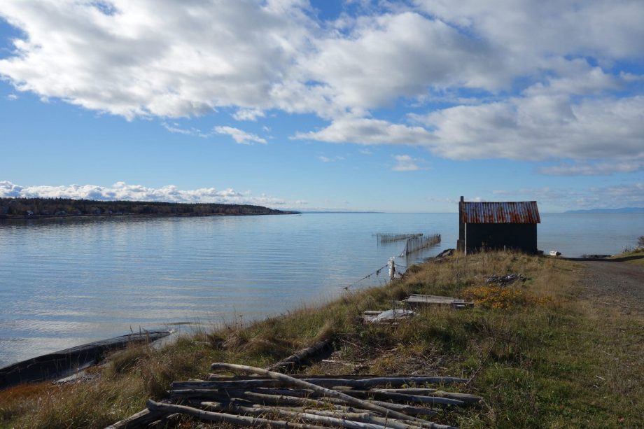 Une cabane de pêche à l’anguille, Rivière-Ouelle Photo : Ruralys