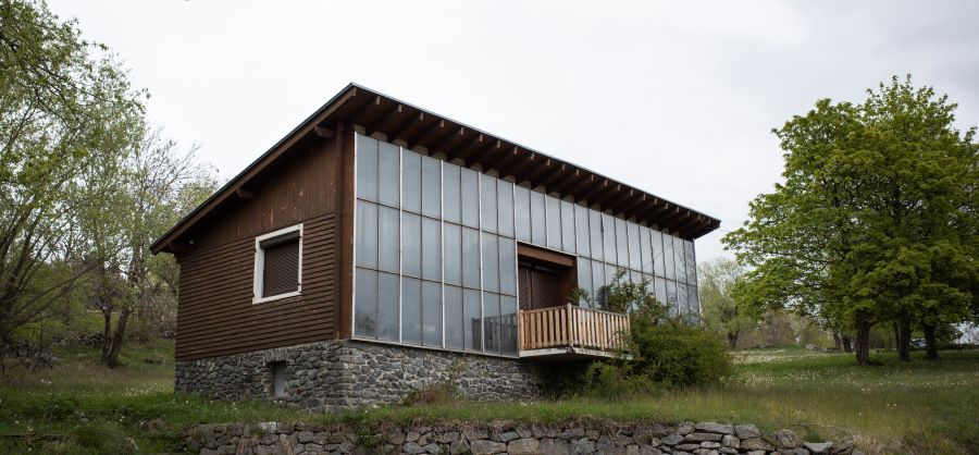 Maison Trombe expérimentale (1967-1968), Odeillo, Pyrénées-Orientales (France) Photo : Corinne Leclerc