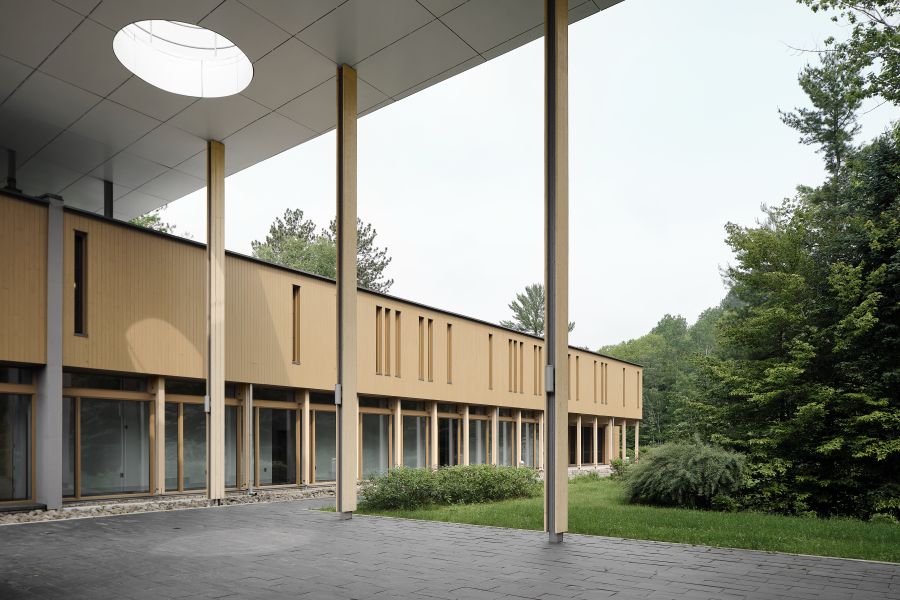 L’Abbaye Val Notre-Dame, à Saint-Jean-de-Matha, Atelier Pierre Thibault Photo : Maxime Brouillet